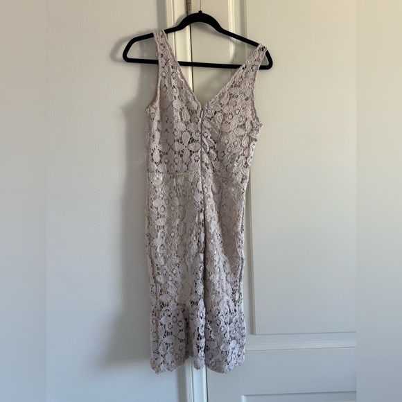 Soieblu Lace Overlay Sleeveless Midi Dress size S - Picture 2 of 4